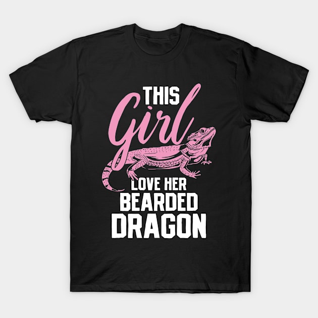 Bearded Dragon Lizard Reptile Bearded Dragon Lover T-Shirt by CreativeGiftShop